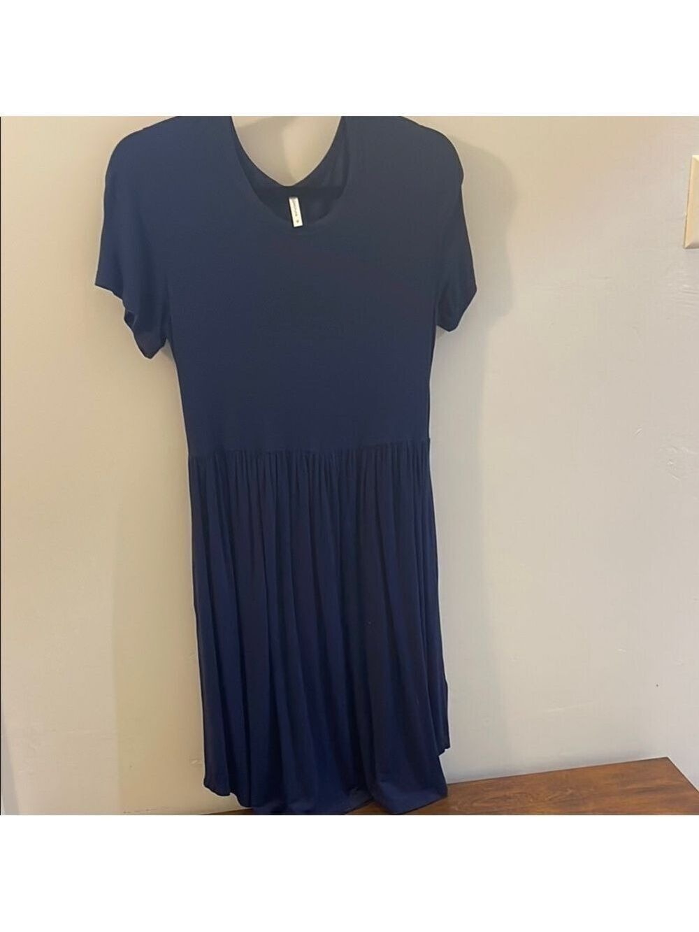 Elegant Navy Blue Women's Dress